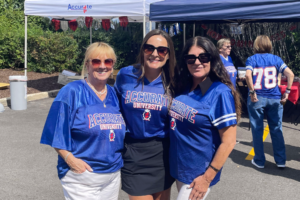 From (left) Senior Account Executive, Valerie Ewing, (center) Kelly Hummel, National Sales Manager and Regional Vice President of Sales, Patty Ochsenschlager (right) at 2025 Staffing Week. Photo courtesy of Jennifer Munoz.